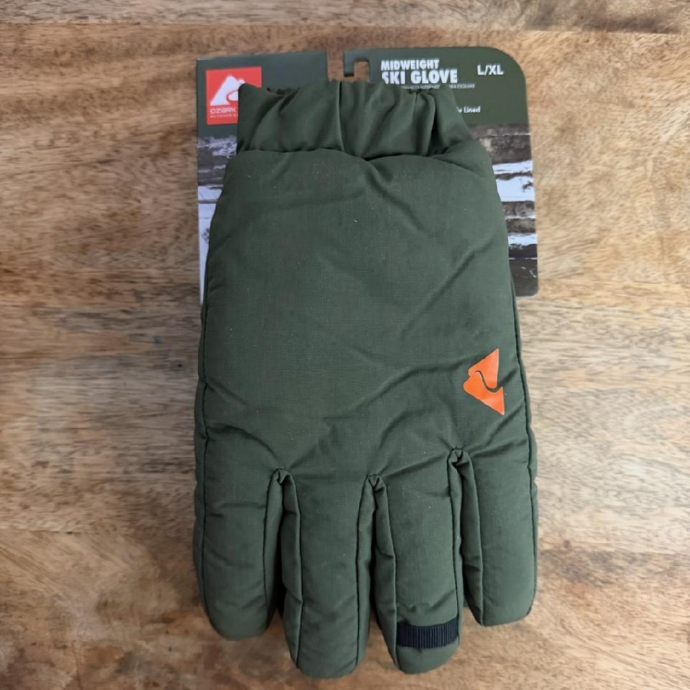 NEW L/XL Men's Ozark Trail Ski Gloves
